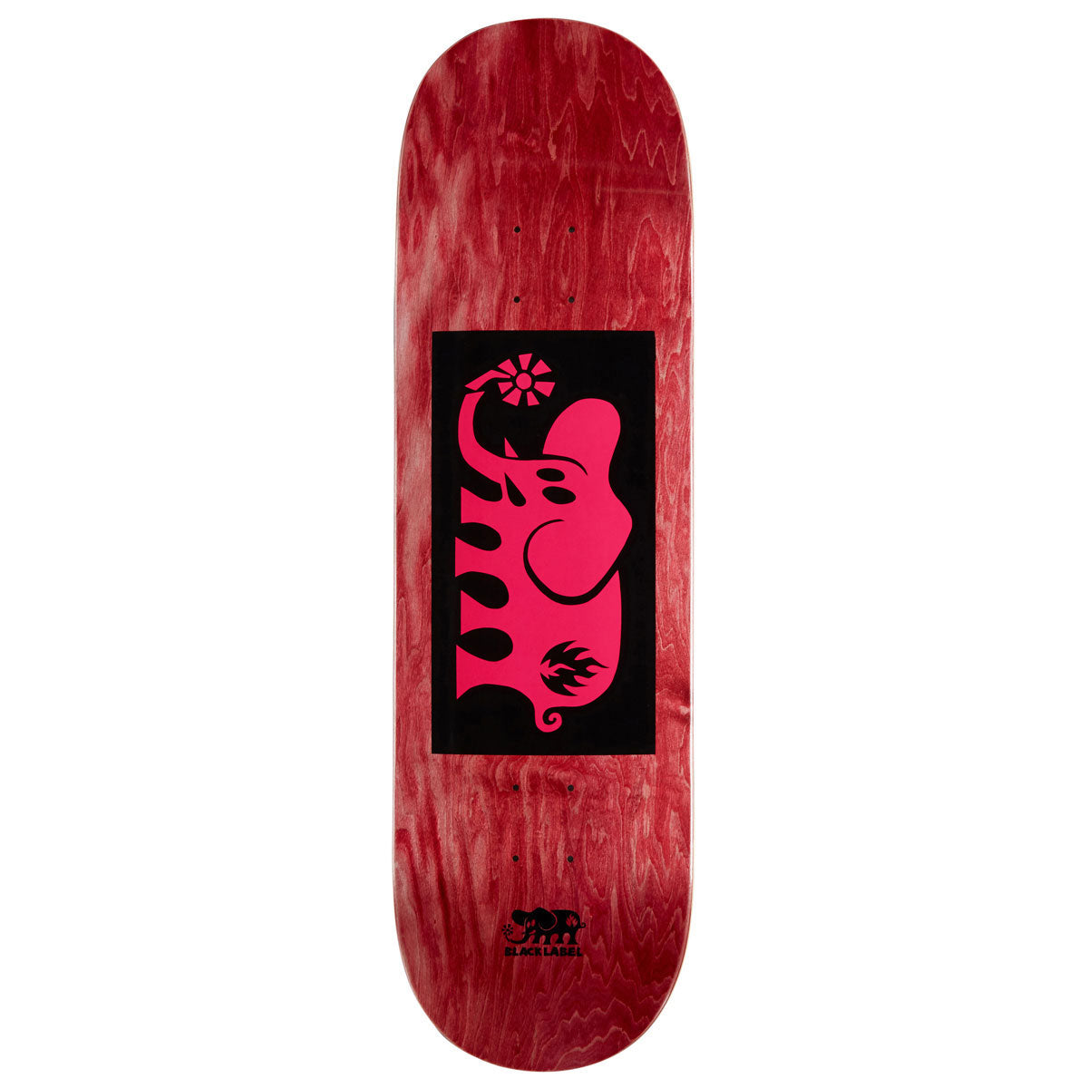 Black Label Elephant Block Skateboard Deck - Pink - 8.25