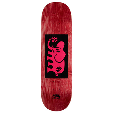 Black Label Elephant Block Skateboard Deck - Pink - 8.75