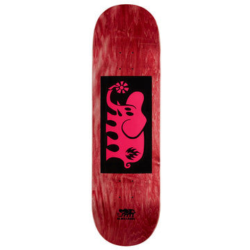 Black Label Elephant Block Skateboard Deck - Pink - 9.00