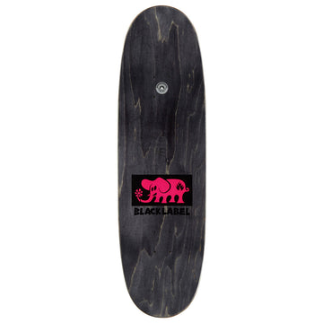 Black Label Elephant Block Egg Shape Skateboard Deck - Pink - 9.50