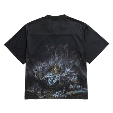 Welcome x Dark Souls Wolnir Football Jersey Shirt - Black