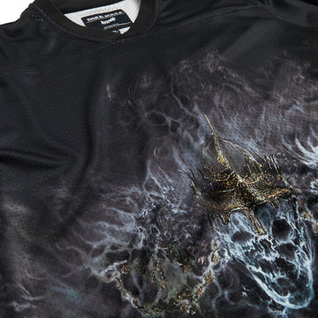 Welcome x Dark Souls Wolnir Football Jersey Shirt - Black