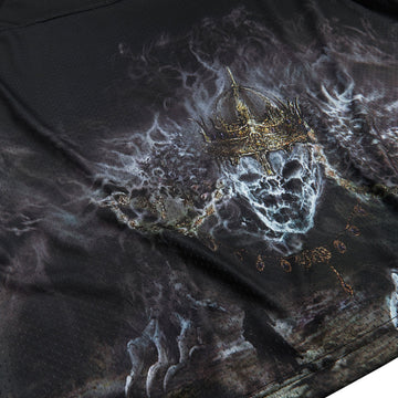 Welcome x Dark Souls Wolnir Football Jersey Shirt - Black