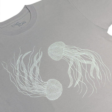 Timescan Kurage T-Shirt - Silver Grey