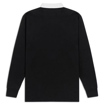 CCS Catalog Embroidered Rugby Shirt - Black