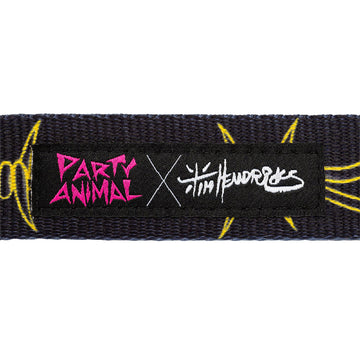 Party Animal x Tim Hendricks Barbwire Dog Collar - Black