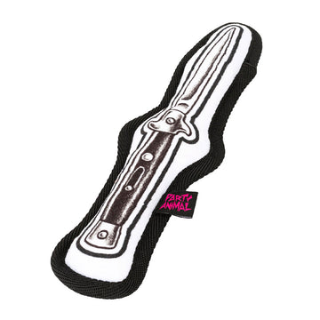 Tim Switchblade Party Animal x Tim Hendricks Switchblade Dog Chew Toy - White/Black – CCS