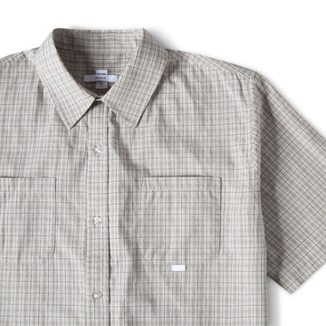 CCS Custom Embroidered Frankie Shirt - Grey/Green Plaid