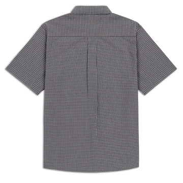 CCS Custom Embroidered Frankie Shirt - Faded Black Check