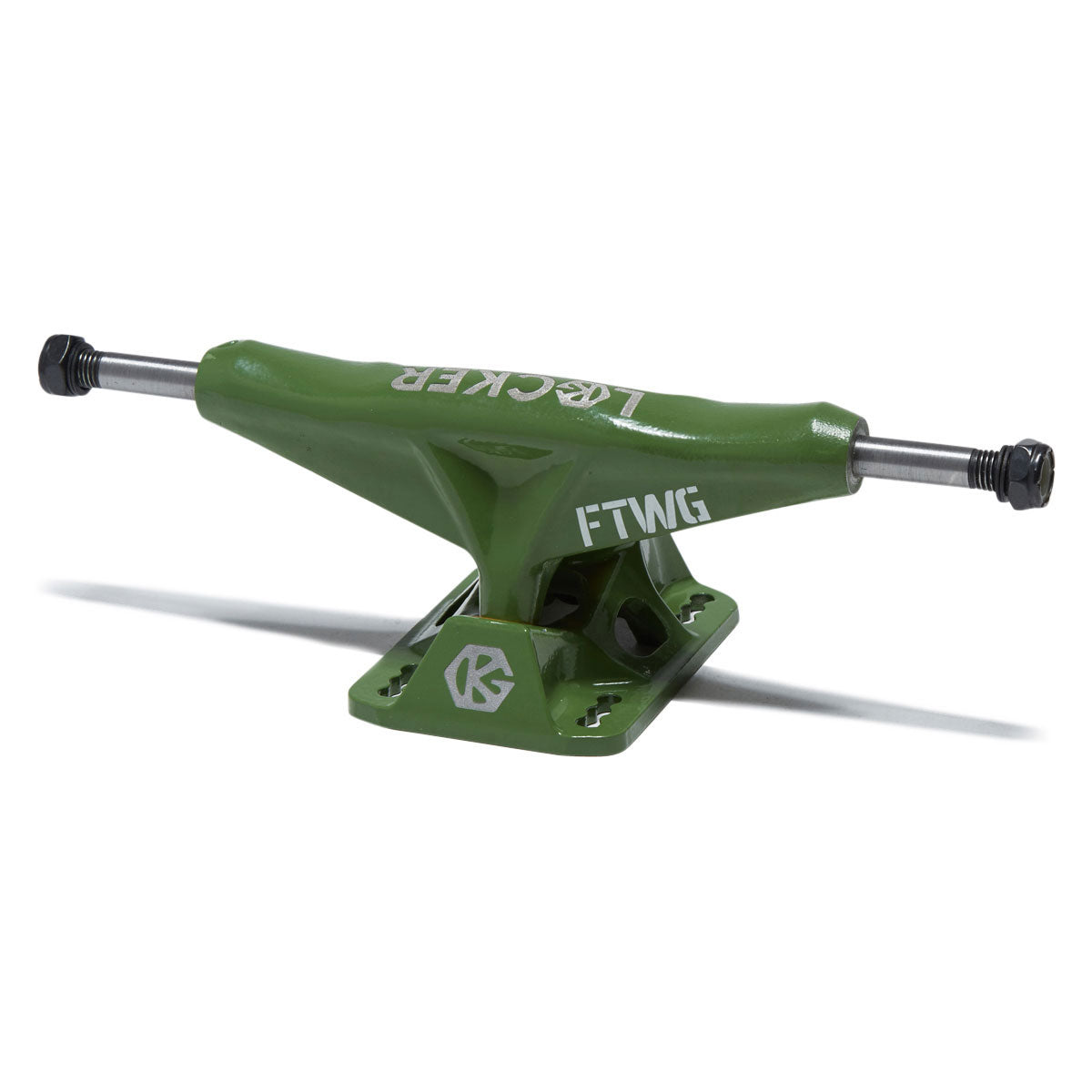 Grind King Locker Skateboard Trucks - Flat Black - 9.25