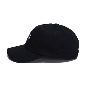 Vinyl Cursive Dad Hat - Black