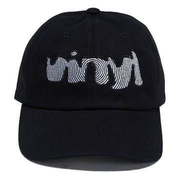 Vinyl Spiral Dad Hat - Black