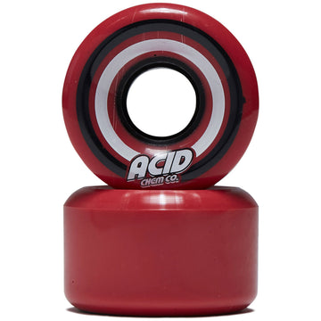 Acid Pods 86a Conical Skateboard Wheels - Red - 55mm