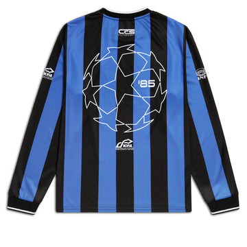 CCS Retro '85 Long Sleeve Soccer Jersey - Blue Stripe