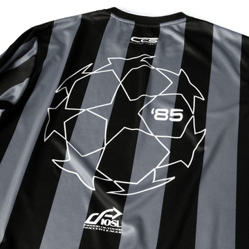 CCS Retro '85 Long Sleeve Soccer Jersey - Black Stripe