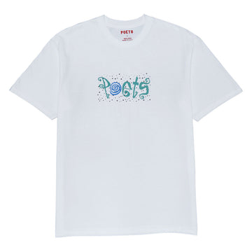 Poets Clique Screened T-Shirt - White