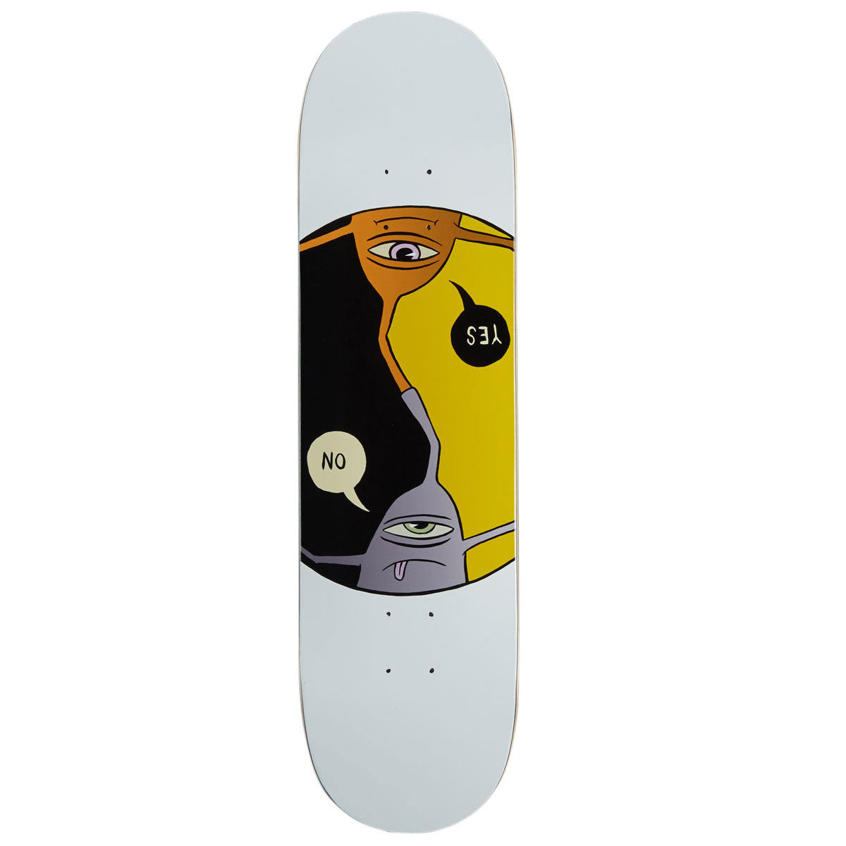 Moyacoです。 Toy Machine Yes/No Skateboard Deck - 8.25