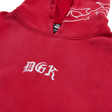 DGK Battalion Hoodie - Sunbleached Red