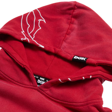 DGK Battalion Hoodie - Sunbleached Red