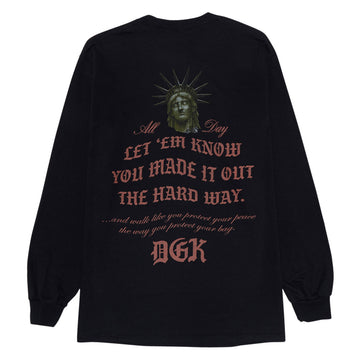 DGK Shadows Long Sleeve T-Shirt - Black