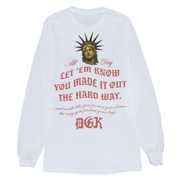 DGK Shadows Long Sleeve T-Shirt - White