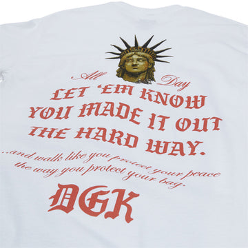 DGK Shadows Long Sleeve T-Shirt - White