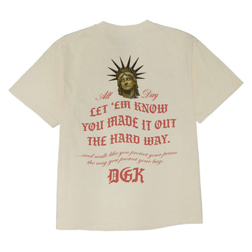 DGK Shadows Boxy Fit T-Shirt - Cream