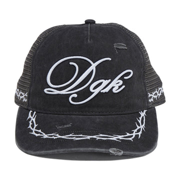 DGK Torn Trucker Hat - Black