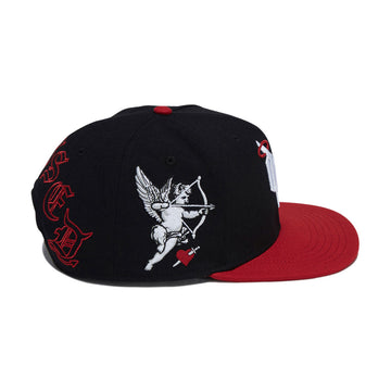DGK Angelic Snapback Hat - Black/Red