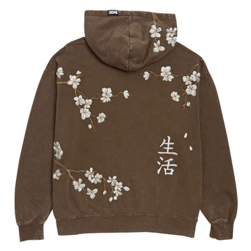 DGK Zion Zip Up Hoodie - Brown