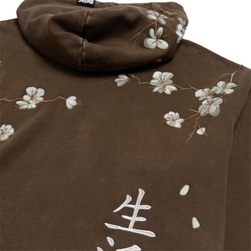 DGK Zion Zip Up Hoodie - Brown