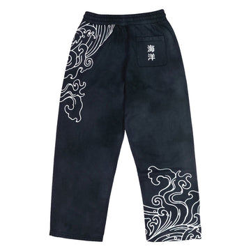 DGK Oceans Fleece Sweatpants - Indigo