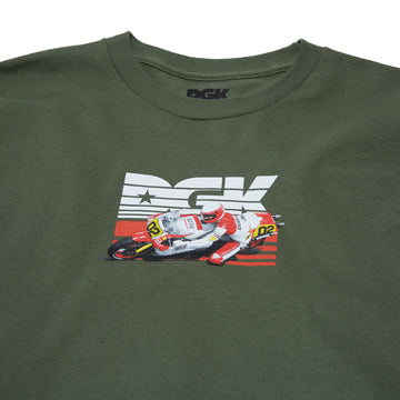 DGK Two Stroke Long Sleeve T-Shirt - Military Green