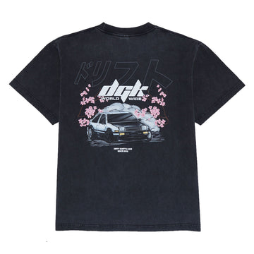 DGK Kanji Drift Boxy Fit T-Shirt - Vintage Black