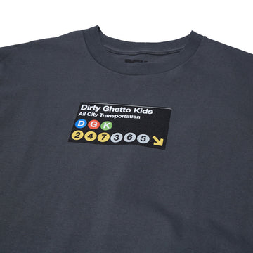 DGK Foot Patrol T-Shirt - Charcoal