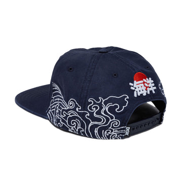 DGK Oceans Snapback Hat - Indigo