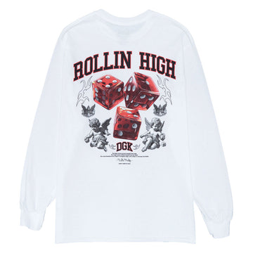 DGK No Traps Long Sleeve T-Shirt - White