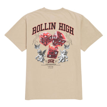DGK No Traps Boxy Fit T-Shirt - Tan