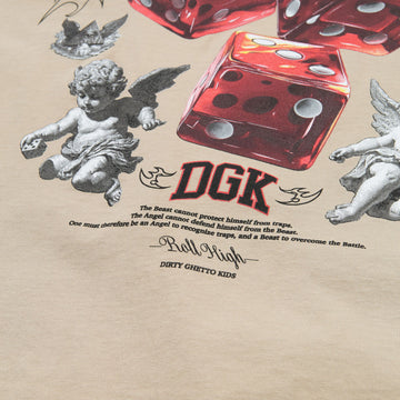 DGK No Traps Boxy Fit T-Shirt - Tan