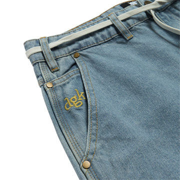 DGK Plaza Utility Pants - Washed Indigo
