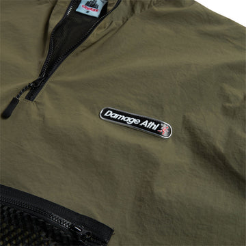 Damage Tundra 1/4 Zip Jacket - Military Green