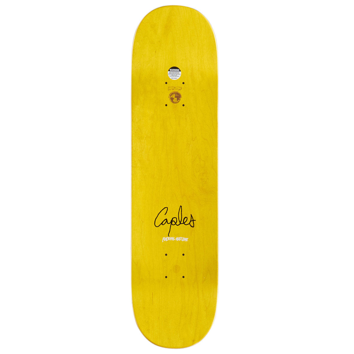 Fucking Awesome Curren Caples Orphan Shape 1 Skateboard Deck