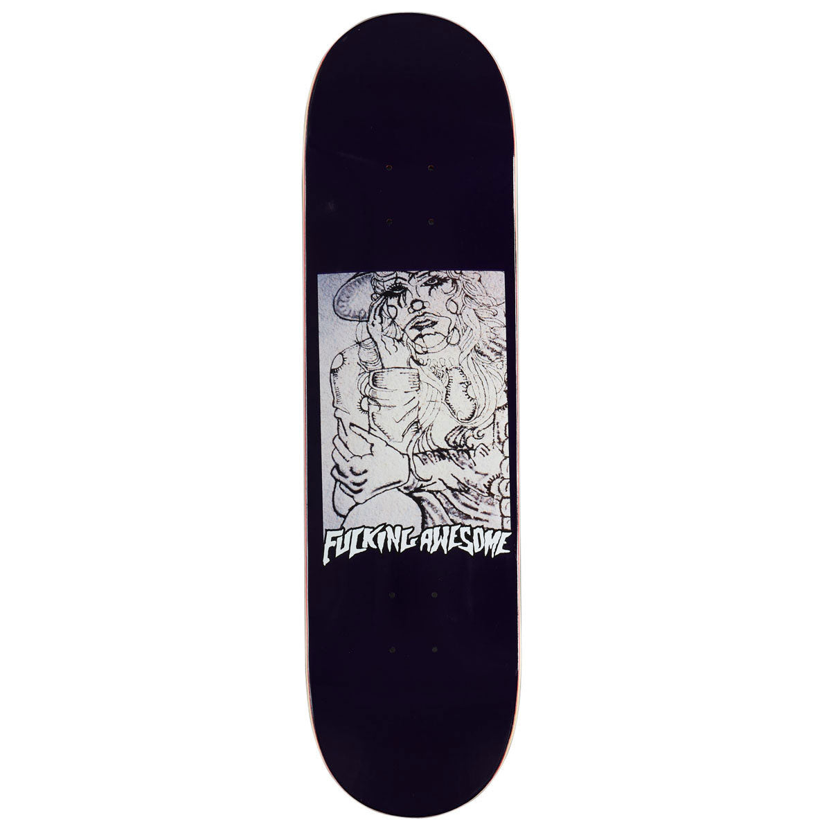 Fucking Awesome Louie Lopez Mural Twin Tail Skateboard Deck - 8.38