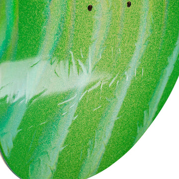 Fucking Awesome Stamp Embossed Shape 1 Skateboard Deck - Neon Green - 8.50