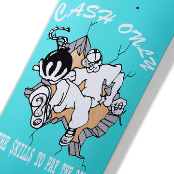 Cash Only Skills Skateboard Deck - 8.25