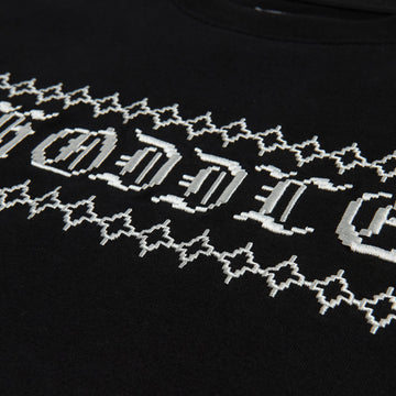 Hoddle Stich Logo T-Shirt - Black