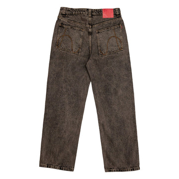 Hoddle Routine Straight Cut Jeans - Brown