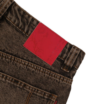 Hoddle Routine Straight Cut Jeans - Brown