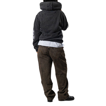 Hoddle Routine Straight Cut Jeans - Brown