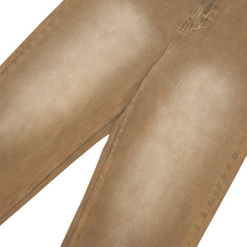 Hoddle Ranger Spray Jeans - Over Dye Brown